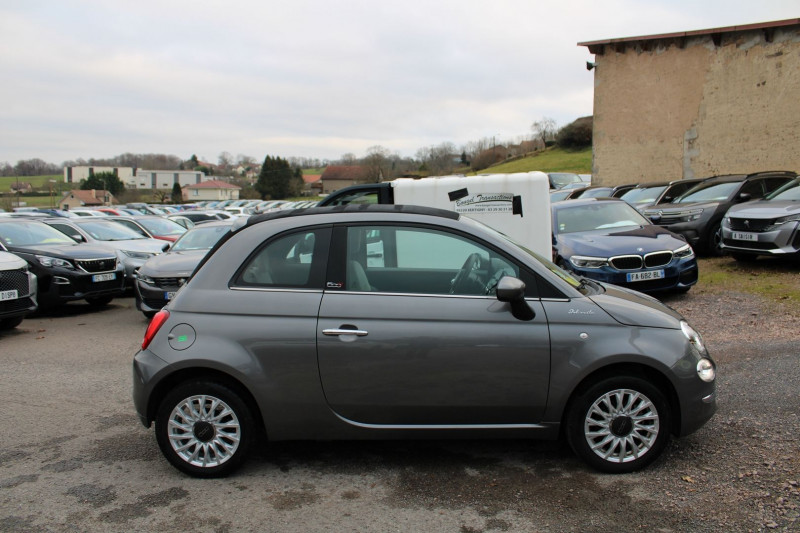 Photo 6 de l'offre de FIAT 500 II C CABRIOLET DOLCEVITA HYBRIDE GPS CONNECT USB RÃGULATEUR BLUETOOTH CUIR LEDS CLIM à 13200€ chez Bougel transactions