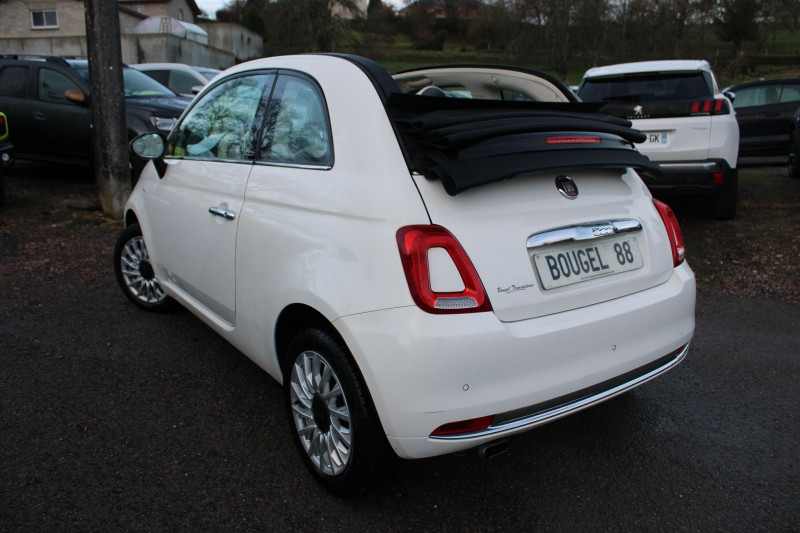 Photo 3 de l'offre de FIAT 500 II C LOUNGE CABRIOLET CLIM 70 CV U-CONNECT USB CITY JA 15 RADAR BLUETOOTH RÃGULATEUR à 9990€ chez Bougel transactions