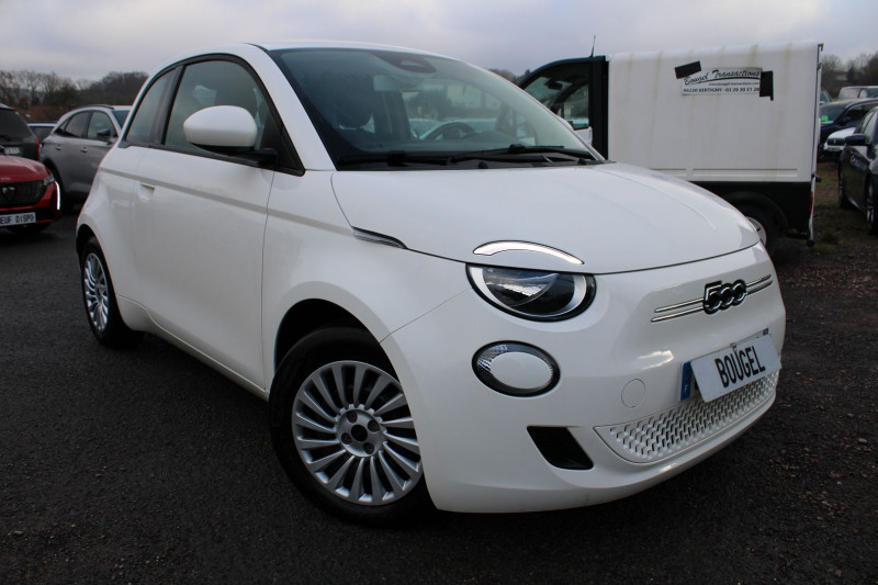 Fiat 500 III ACTION 24 KWH ELECT BVA CLIMAT U.CONNECT GPS ÉCRAN 3D RÉGULATEUR BLUETOOTH LEDS Electrique BLANC CRISTAL Occasion à vendre