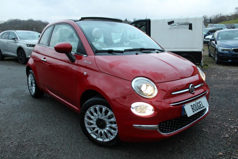 Photo 4 de l'offre de FIAT 500C CABRIOLET DOLCEVITA HYBRIDE GPS CONNECT USB RÉGULATEUR BLUETOOTH CUIR LEDS CLIM à 12990€ chez Bougel transactions