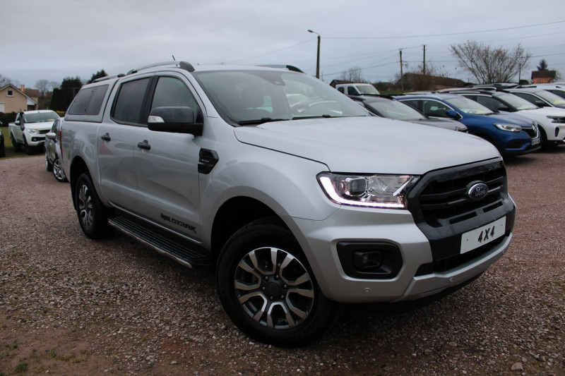 Photo 4 de l'offre de FORD RANGER 4 WILDTRACK DBLE CAB 210 CV GPS 3D CAMÉRA ATTELAGE HARD TOP MARCHE PIED BOITE AUTO à 37990€ chez Bougel transactions