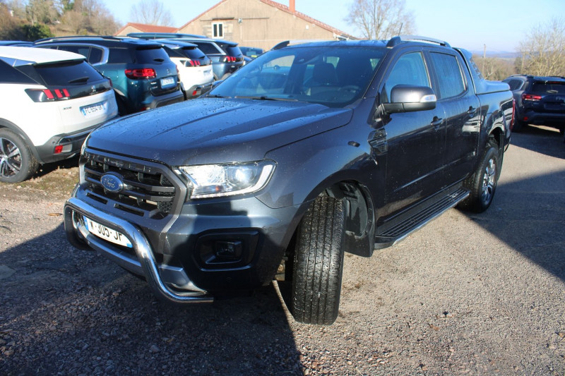 Photo 4 de l'offre de FORD RANGER 2L BITURBO 213 WILDTRAK BOITE AUTO DIESEL CAMÉRA CUIR GPS USB FULL LEDS ATTELAGE à 31500€ chez Bougel transactions