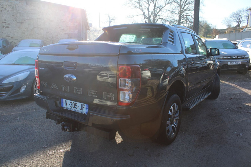 Photo 2 de l'offre de FORD RANGER 2L BITURBO 213 WILDTRAK BOITE AUTO DIESEL CAMÉRA CUIR GPS USB FULL LEDS ATTELAGE à 31500€ chez Bougel transactions