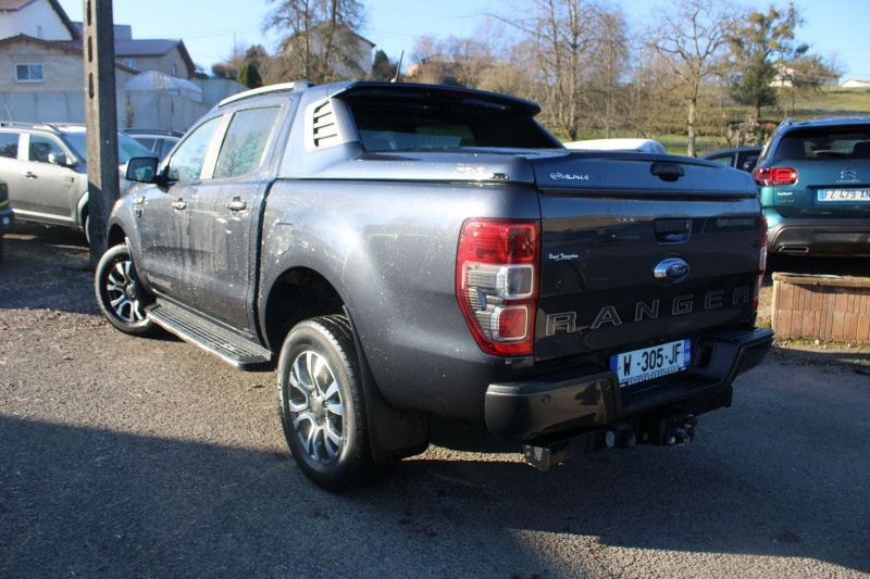 Photo 3 de l'offre de FORD RANGER 2L BITURBO 213 WILDTRAK BOITE AUTO DIESEL CAMÉRA CUIR GPS USB FULL LEDS ATTELAGE à 31500€ chez Bougel transactions