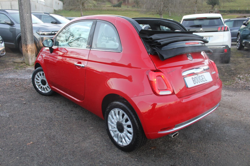 Photo 10 de l'offre de FIAT 500 II C CABRIOLET DOLCEVITA HYBRIDE GPS CONNECT USB RÃGULATEUR BLUETOOTH CUIR LEDS CLIM à 12990€ chez Bougel transactions