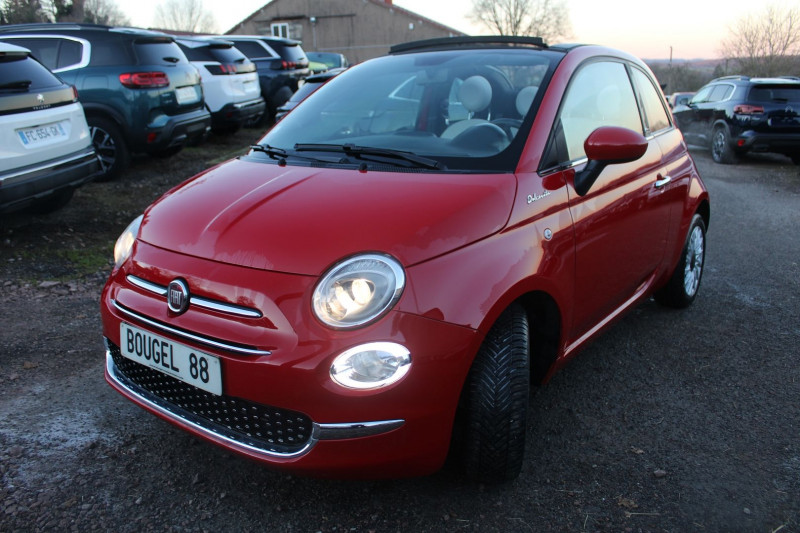 Photo 11 de l'offre de FIAT 500 II C CABRIOLET DOLCEVITA HYBRIDE GPS CONNECT USB RÃGULATEUR BLUETOOTH CUIR LEDS CLIM à 12990€ chez Bougel transactions