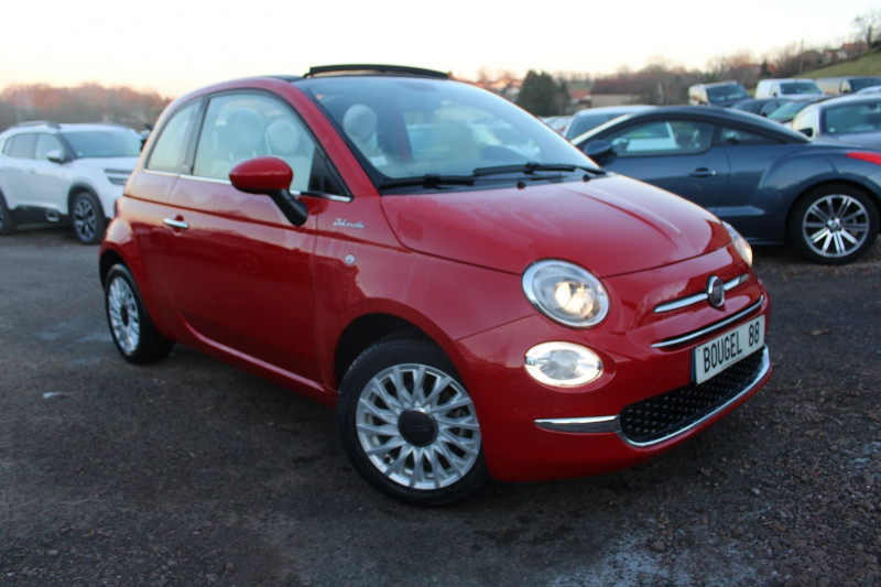 Photo 8 de l'offre de FIAT 500 II C CABRIOLET DOLCEVITA HYBRIDE GPS CONNECT USB RÃGULATEUR BLUETOOTH CUIR LEDS CLIM à 12990€ chez Bougel transactions