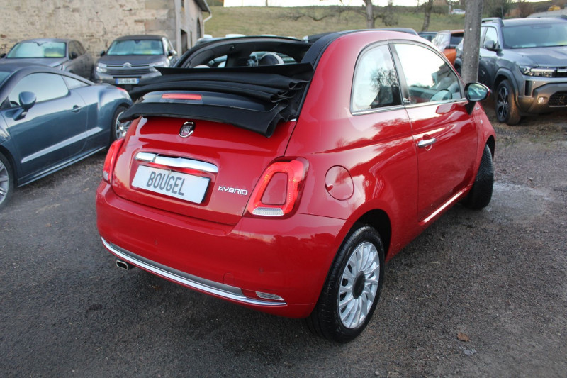 Photo 9 de l'offre de FIAT 500 II C CABRIOLET DOLCEVITA HYBRIDE GPS CONNECT USB RÃGULATEUR BLUETOOTH CUIR LEDS CLIM à 12990€ chez Bougel transactions