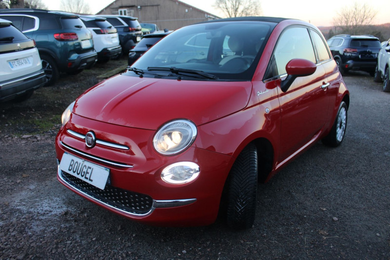 Photo 4 de l'offre de FIAT 500 II C CABRIOLET DOLCEVITA HYBRIDE GPS CONNECT USB RÃGULATEUR BLUETOOTH CUIR LEDS CLIM à 12990€ chez Bougel transactions