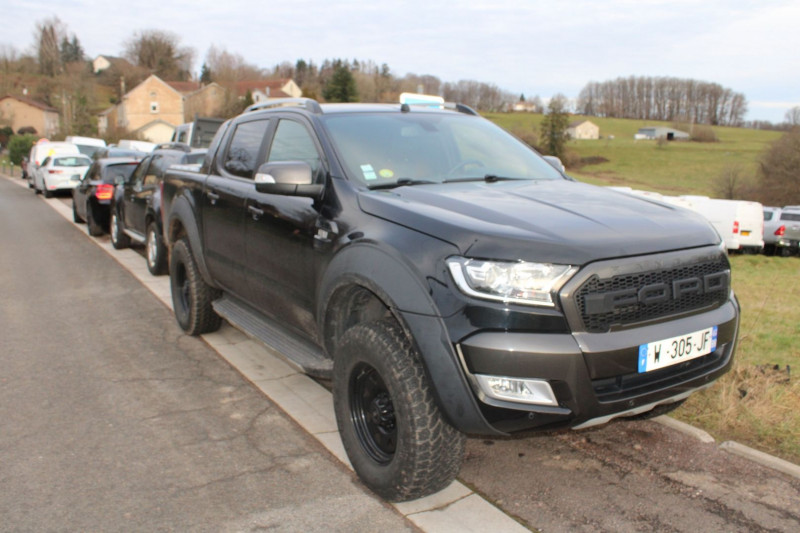 Ford RANGER III WILDTRACK 3L2 TDCI 200 CV BOITE AUTO CAMÉRA CUIR GPS USB ABS PACK BLACK ATTELAGE Diesel NOIR MONTANA Occasion à vendre