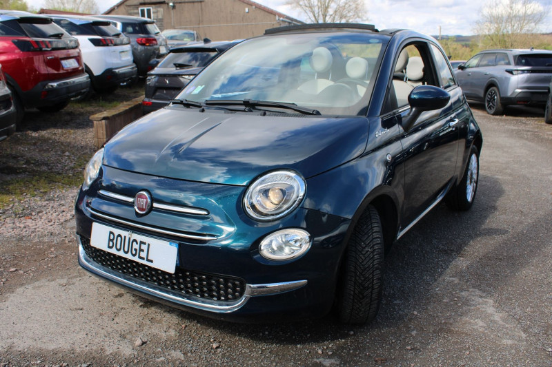 Photo 4 de l'offre de FIAT 500 II C CABRIOLET DOLCEVITA HYBRIDE GPS CONNECT USB RÃGULATEUR BLUETOOTH CUIR LEDS CLIM à 13500€ chez Bougel transactions