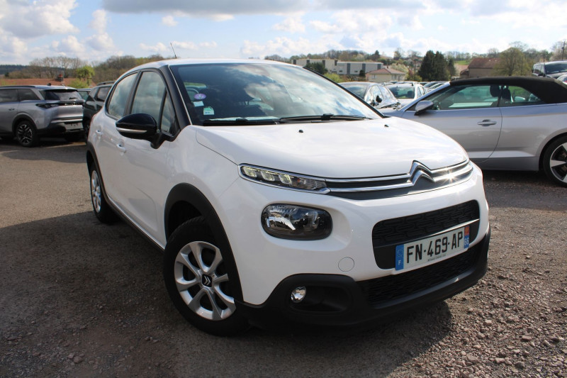 Citroen C3 III FEEL BUSINESS ESSENCE 83 CV GPS USB RÃGULATEUR BLUETOOTH CLIMAT  4 VITRES ELECT Essence BLANC CRISTAL Occasion à vendre