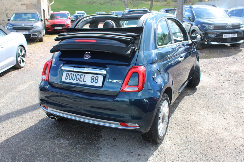 Photo 2 de l'offre de FIAT 500 II C CABRIOLET DOLCEVITA HYBRIDE GPS CONNECT USB RÃGULATEUR BLUETOOTH CUIR LEDS CLIM à 13500€ chez Bougel transactions