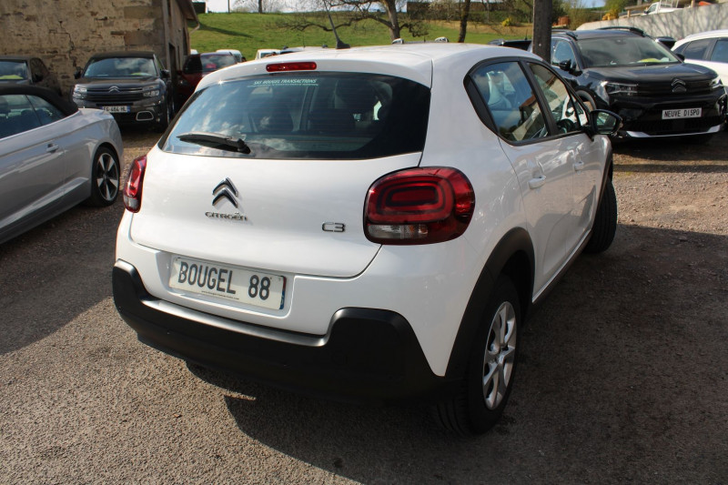 Photo 3 de l'offre de CITROEN C3 III FEEL BUSINESS ESSENCE 83 CV GPS USB RÃGULATEUR BLUETOOTH CLIMAT  4 VITRES ELECT à 10900€ chez Bougel transactions