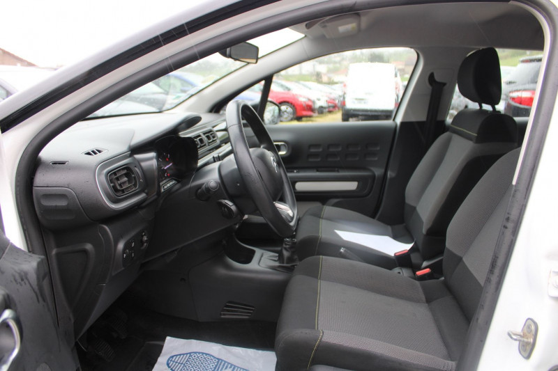 Photo 7 de l'offre de CITROEN C3 III BLUE HDI 100 CV FEEL BUSINESS CLIM AUDIO USB BLUETOOTH RÃGULATEUR ROUE SECOURS à 8990€ chez Bougel transactions
