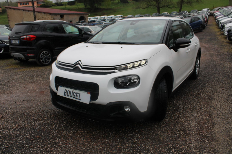 Photo 4 de l'offre de CITROEN C3 III BLUE HDI 100 CV FEEL BUSINESS CLIM AUDIO USB BLUETOOTH RÃGULATEUR ROUE SECOURS à 8990€ chez Bougel transactions