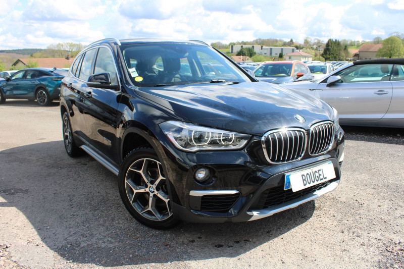 Bmw X1 (F48) S-DRIVE18D X-LINE 150 CV GPS 3D FULL LED CAMÃRA MP3 USB JA 18 MI/CUIR RÃGULATEUR Diesel NOIR DIAMAND Occasion à vendre