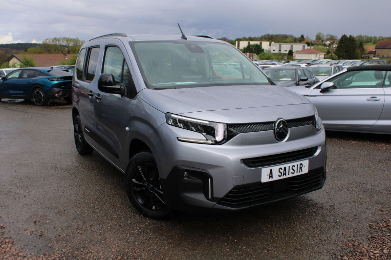 Citroen BERLINGO 5 PLUS BLUE HDI 100 CV GPS CARPLAY CAMÃRA I-COKPIT USB JA 16 FULL LED RÃGULATEUR Diesel GRIS ACIER Occasion à vendre