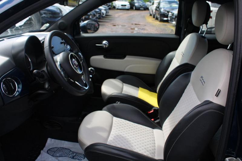 Photo 9 de l'offre de FIAT 500 II C CABRIOLET DOLCEVITA HYBRIDE GPS CONNECT USB RÃGULATEUR BLUETOOTH CUIR LEDS CLIM à 12990€ chez Bougel transactions