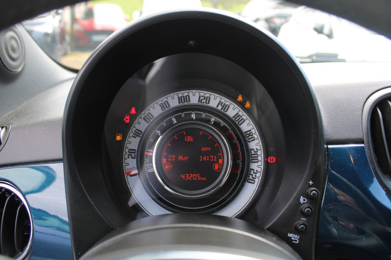 Photo 13 de l'offre de FIAT 500 II C CABRIOLET DOLCEVITA HYBRIDE GPS CONNECT USB RÃGULATEUR BLUETOOTH CUIR LEDS CLIM à 12990€ chez Bougel transactions