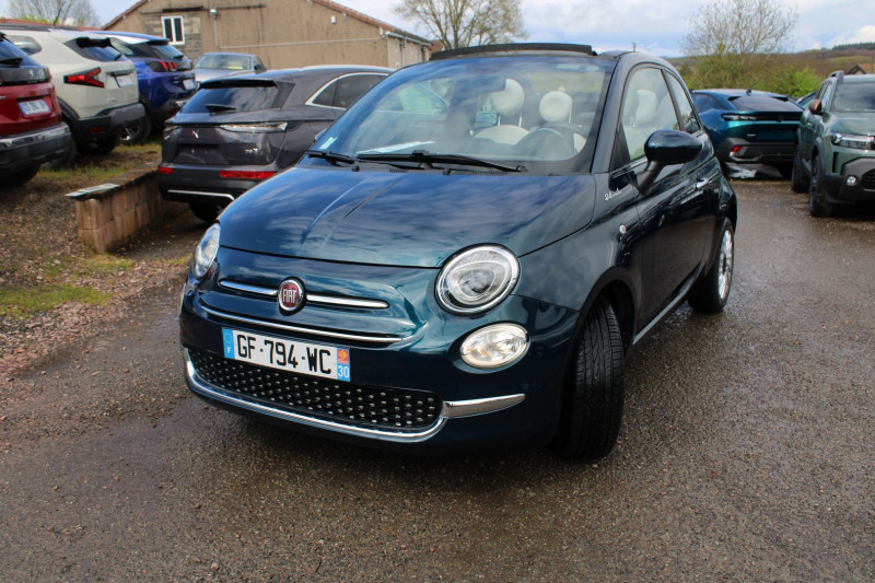 Photo 4 de l'offre de FIAT 500 II C CABRIOLET DOLCEVITA HYBRIDE GPS CONNECT USB RÃGULATEUR BLUETOOTH CUIR LEDS CLIM à 12990€ chez Bougel transactions