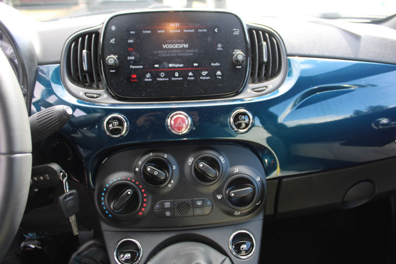 Photo 12 de l'offre de FIAT 500 II C CABRIOLET DOLCEVITA HYBRIDE GPS CONNECT USB RÃGULATEUR BLUETOOTH CUIR LEDS CLIM à 12990€ chez Bougel transactions