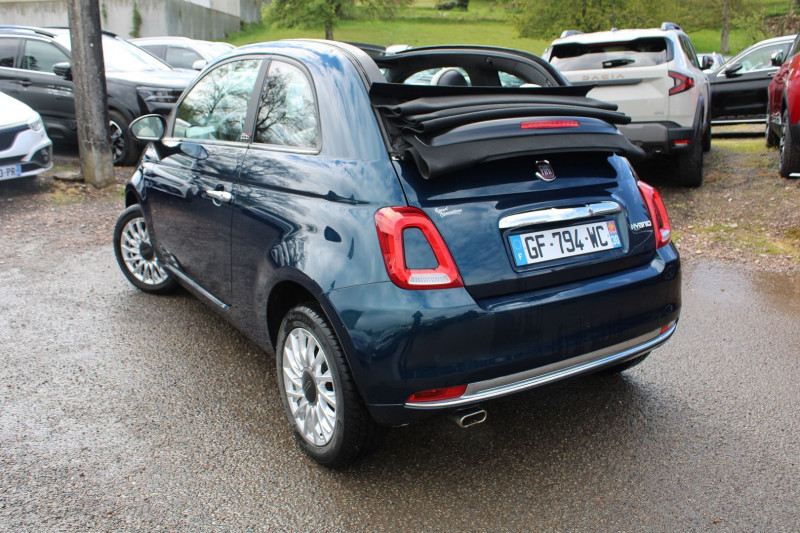 Photo 3 de l'offre de FIAT 500 II C CABRIOLET DOLCEVITA HYBRIDE GPS CONNECT USB RÃGULATEUR BLUETOOTH CUIR LEDS CLIM à 12990€ chez Bougel transactions