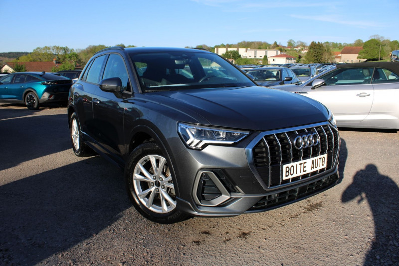 Audi Q3 S-LINE 2L TDI 150 CV CAMÃRA GPS 3D FULL LED I-COKPIT JA 18 BOITE AUTO S-TRONIC Diesel GRIS DAYTONA Occasion à vendre