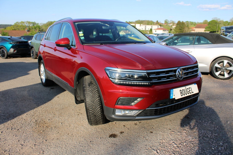 Volkswagen TIGUAN 4 CARAT TDI 150 CV "4MOTION" GPS 3D CAMÃRA FULL LED TOIT PANO I-COKPIT BOITE DSG-7 Diesel ROUGE EMOTION Occasion à vendre
