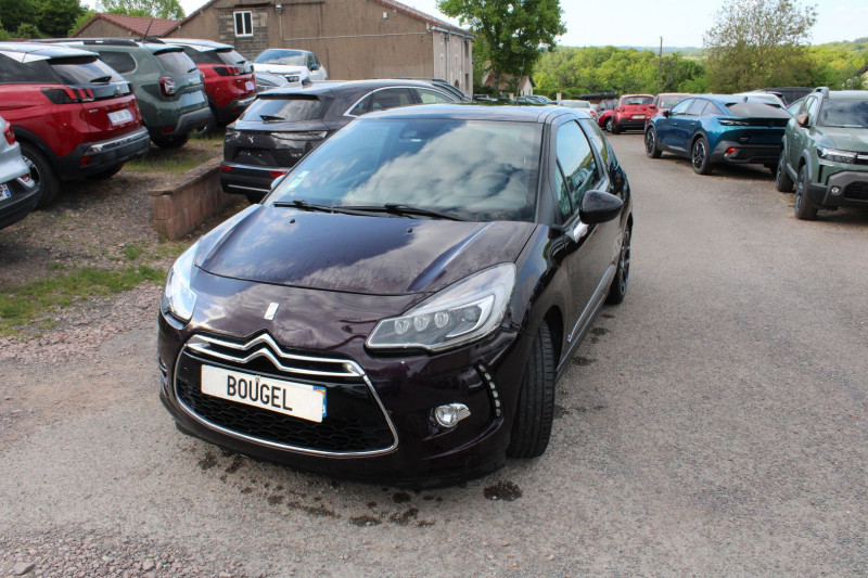 Citroen DS3 1L6 HDI 120 CV SPORT CHIC GPS 3D ALCANTARA USB JA 17 FULL LED RADAR RÃGULATEUR Diesel VIOLET GRANIT Occasion à vendre