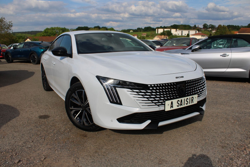 Peugeot 508 PHASE 4 ALLURE BLUE HDI 130 CV GPS 3D CAMÃRA 360Â° RE USB JA 17 FULL LED BOITE AUTO EAT-8 Diesel BLANC NACRÃ Occasion à vendre