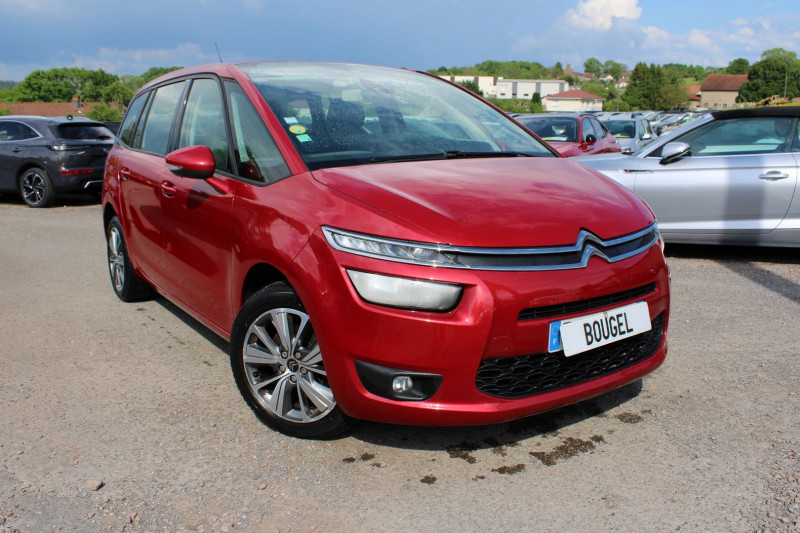Citroen GRAND C4 PICASSO II 2L HDI 150 CV BUISNESS "7 PLACES" GPS 3D CAMÃRA USB JA 17 BLUETOOTH RÃGULATEUR Diesel ROUGE RUBIS Occasion à vendre