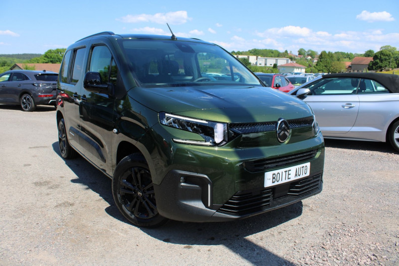 Citroen BERLINGO 5 MAX BLUE HDI 130 CV GPS 3D CAMÃRA I-COKPIT JA 16 FULL LED GRIP BOITE AUTO EAT-8 Diesel SIRKKA GREEN Occasion à vendre
