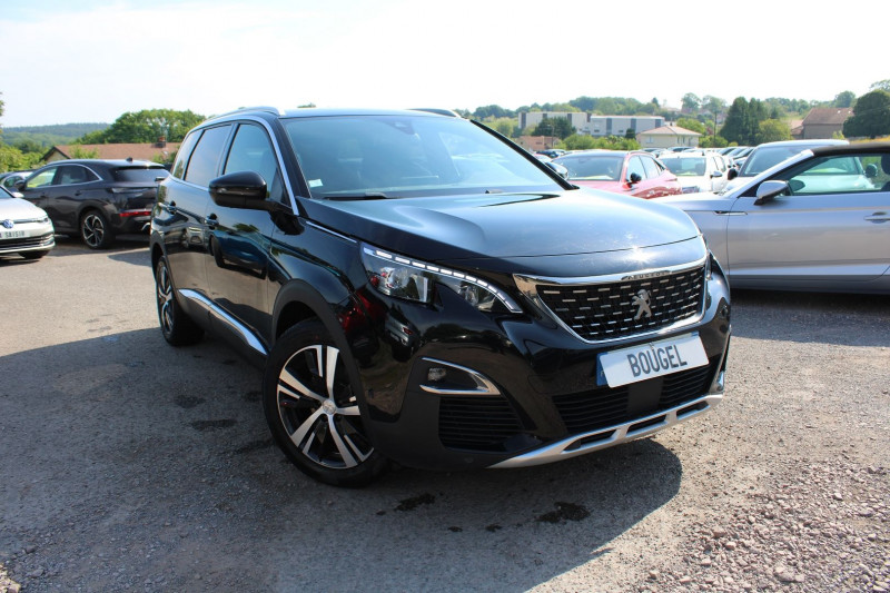 Peugeot 5008 III BLUE HDI 130 CV GT-LINE "7 PLACES" GPS 3D CAMÃRA JA 18 FULL LED BOITE AUTO EAT-8 Diesel NOIR PERLA Occasion à vendre