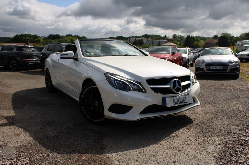 Mercedes-Benz CLASSE E CABRIOLET EXECUTIVE 220 CDI GPS 3D CAMÃRA FULL LED CAPOTE ELECT JA 18 BOITE AUTO 7G-TRONIC Diesel BLANC PERLÃ Occasion à vendre