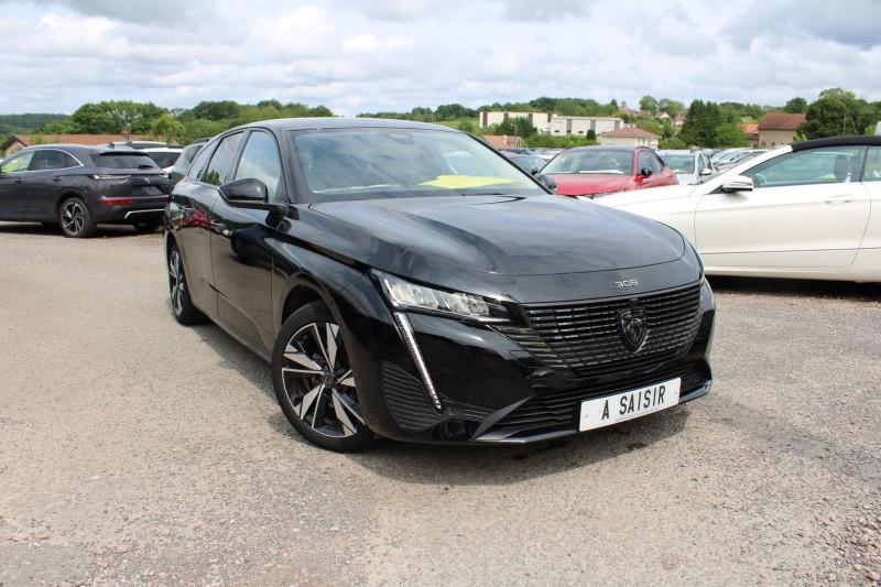Peugeot 308 SW PHASE 4 ALLURE+ EAT8 BOITE AUTO PALETTE 1L5 BLUEHDI 130 CAMÃRA GRAND GPS 3D  FULL LEDS Diesel NOIR PERLA Occasion à vendre