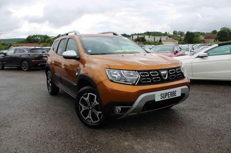 Dacia DUSTER III 1L3 TCE 130 CV PRESTIGE CAMÃRA 360 GPS RÃGULATEUR BLUETOOTH CLIM AUTO BOITE 6V Essence ORANGE ATACAMA Occasion à vendre