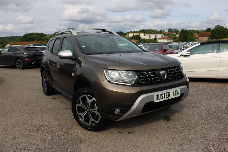 Dacia DUSTER III PRESTIGE TCE 130 CV "4X4" GPS 3D CAMÃRA USB JA 17 ATTELAGE BLUETOOTH RÃGULATEUR Essence MARRON GLACÃ Occasion à vendre