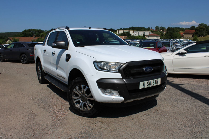 Ford RANGER WILDTRACK 3L2 TDCI 200 CV BOITE AUTO GPS CAMÃRA CUIR BLUETOOTH ATTELAGE  DIESEL Diesel BLANC MONTANA Occasion à vendre