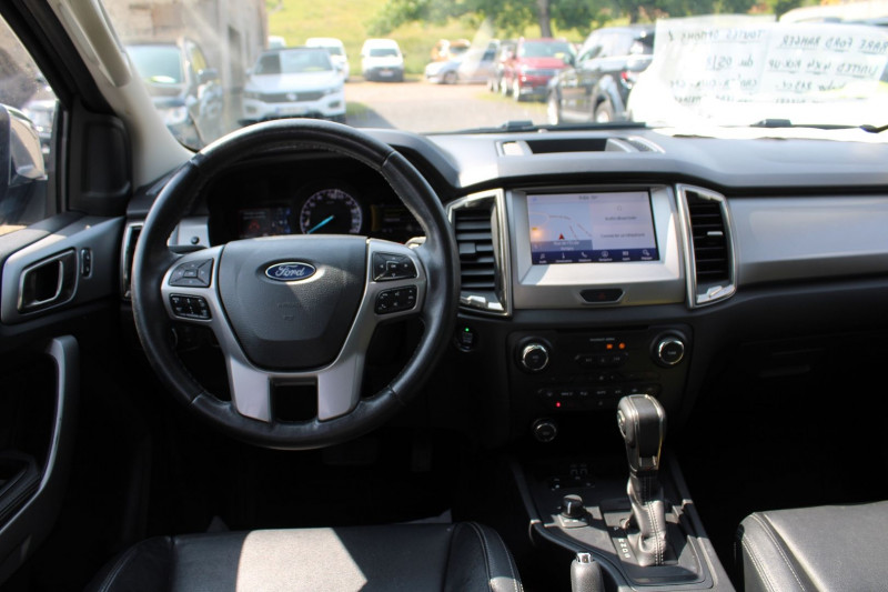 Photo 11 de l'offre de FORD RANGER PICK-UP LIMITED 2L BITURBO 213 CV 4X4 BOITE AUTO CAMÃRA GPS CUIR ABS  ATTELAGE à 29990€ chez Bougel transactions
