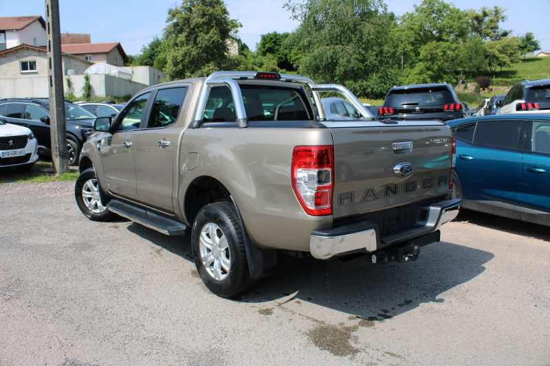 Photo 3 de l'offre de FORD RANGER PICK-UP LIMITED 2L BITURBO 213 CV 4X4 BOITE AUTO CAMÃRA GPS CUIR ABS  ATTELAGE à 29990€ chez Bougel transactions