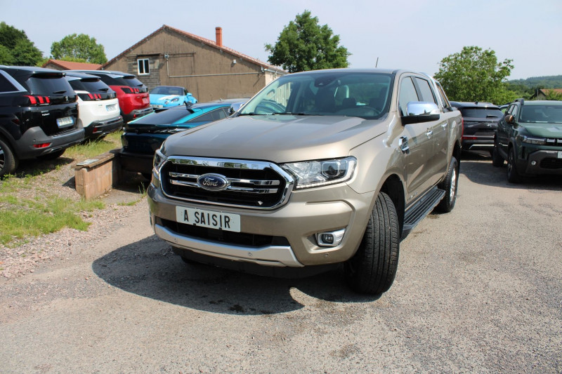Photo 4 de l'offre de FORD RANGER PICK-UP LIMITED 2L BITURBO 213 CV 4X4 BOITE AUTO CAMÃRA GPS CUIR ABS  ATTELAGE à 29990€ chez Bougel transactions