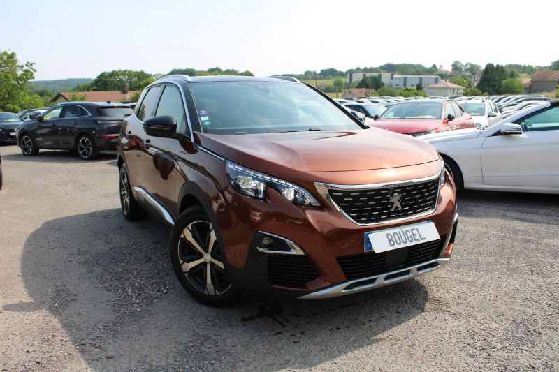 Peugeot 3008 III GT-LINE 2L BLUE HDI 150 CV GPS 3D CAMÃRA USB JA 18 FULL LED TOIT PANO I-COKPIT Diesel MARRON GLACÃ Occasion à vendre