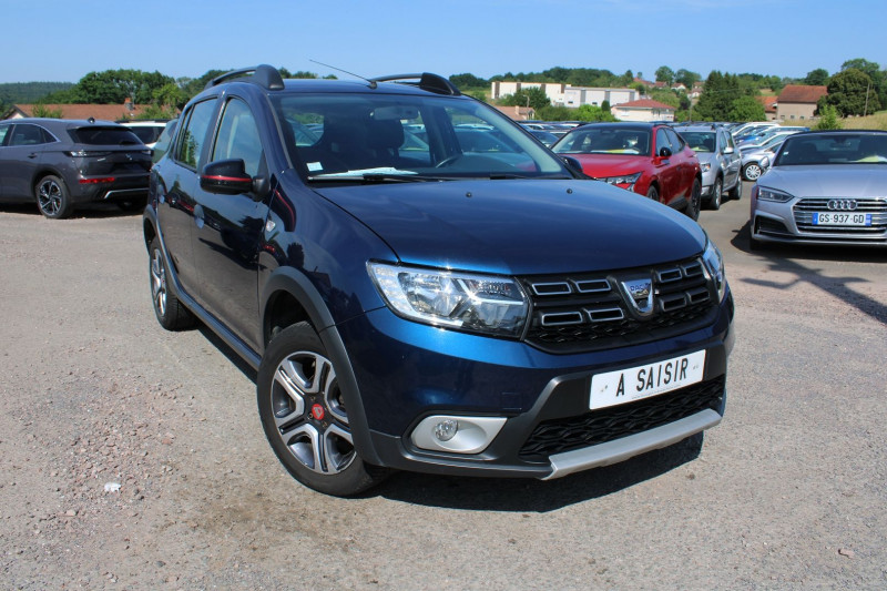 Dacia SANDERO III STEPWAY DCI 95 CAMÃRA GPS MÃDIA USB RÃGULATEUR BLUETOOTH LED ACCOUDOIR CLIM AUTO Diesel BLEU COSMOS Occasion à vendre