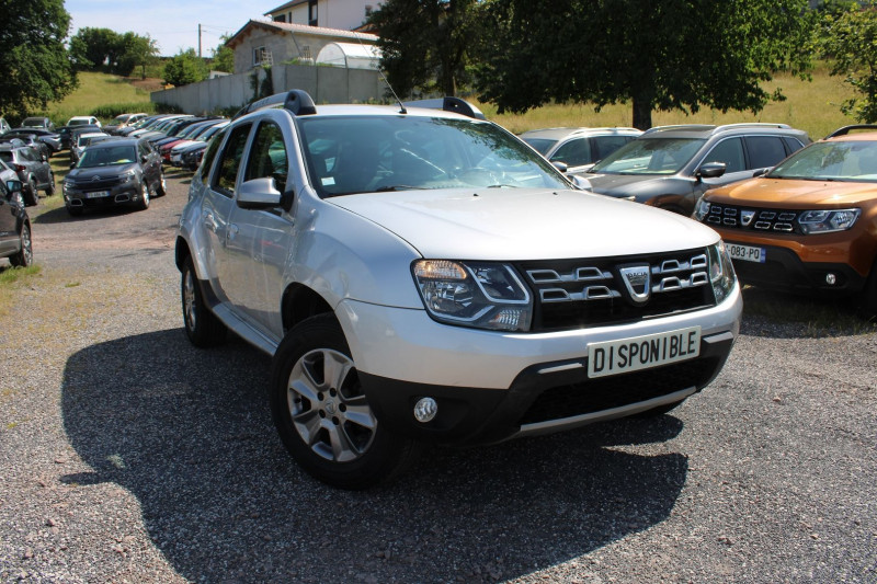Dacia DUSTER II 1L2 TCE 125 CV PRESTIGE GPS USB CUIR RÃGULATEUR BLUETOOTH CLIM  ATTELAGE BOITE 6 Essence GRIS ALU Occasion à vendre