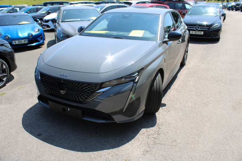 Peugeot 308 PHASE 4 GT BLUEHDI 130 EAT8 BOITE AUTO CAMÃRA GRAND GPS 3D CUIR ESP JANTES 18 REGULATEUR Hybride GRIS SELENIUM Occasion à vendre
