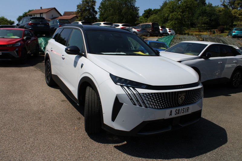 Peugeot 5008 PHASE 5 GT BICOLOR HYBRID 145 CV 7 PLACES EAT8 BOITE AUTO CUIR CAMÃRA 360 JANTES 19 Hybride BLANC TOIT NOIR Occasion à vendre