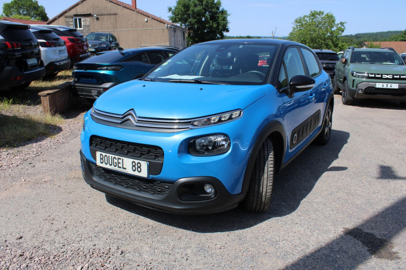 Photo 4 de l'offre de CITROEN C3 III 1L5 BLUEHDI 100 CV SHINE BICOLOR CAMÃRA 180 GPS USB BLUETOOTH ABS RÃGULATEUR ESP à 10990€ chez Bougel transactions