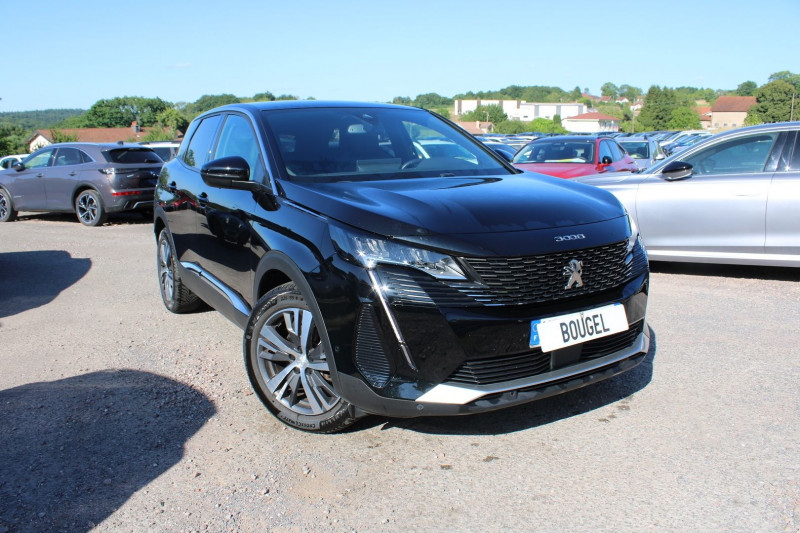 Peugeot 3008 PHASE 4 ALLURE PACK 130 CV GPS 3D CAMÃRA USB FULL LED RE JA 18 I-COKPIT BOITE AUTO EAT-8 Diesel NOIR PERLA Occasion à vendre