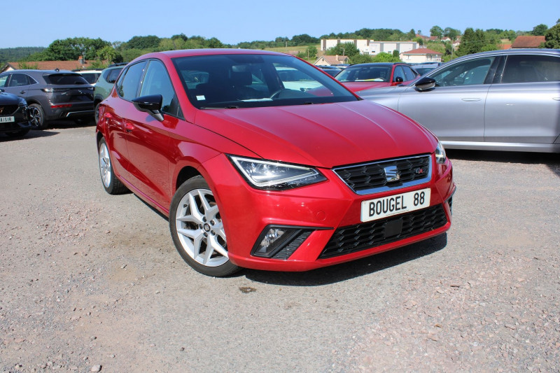 Seat IBIZA FR SPORT 1L ECOTSI 115 CV DSG BOITE AUTO GRAND GPS 3D FULL LEDS RÃGULATEUR  ABS Essence ROUGE PASSION Occasion à vendre